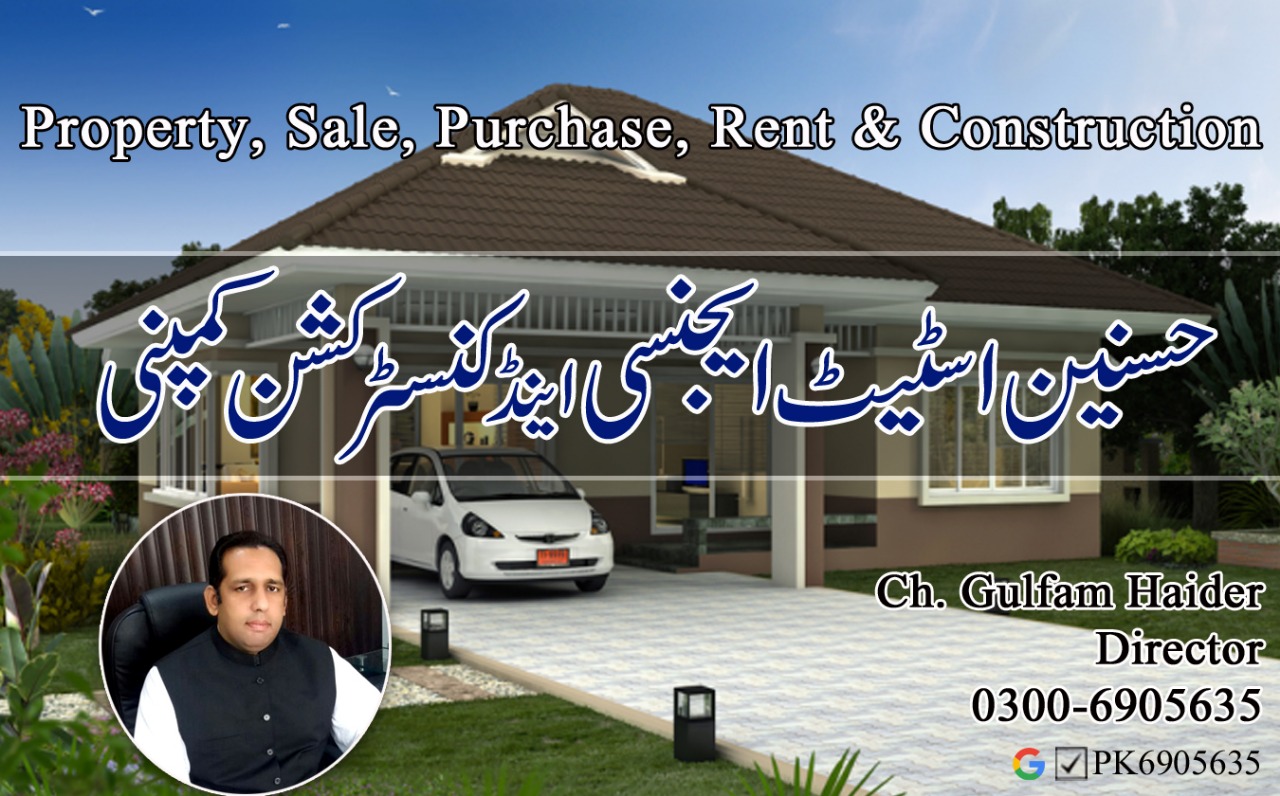HASNAIN ESTATE AGENCY and Construction Company