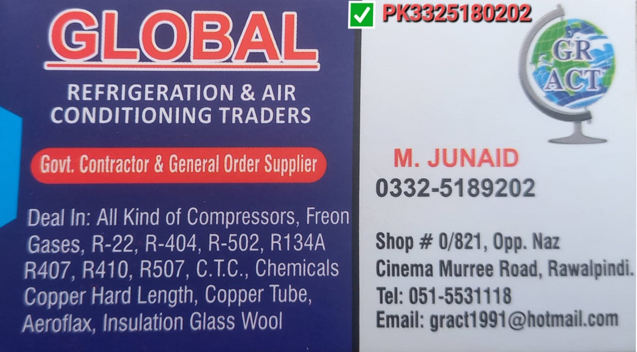 GLOBAL REFRIGERATION AND AIR CONDITIONING TRADERS